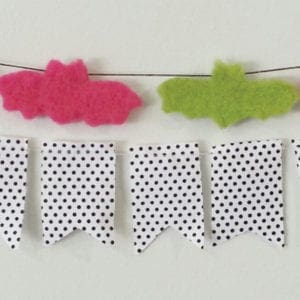 How to make diy halloween bat garland