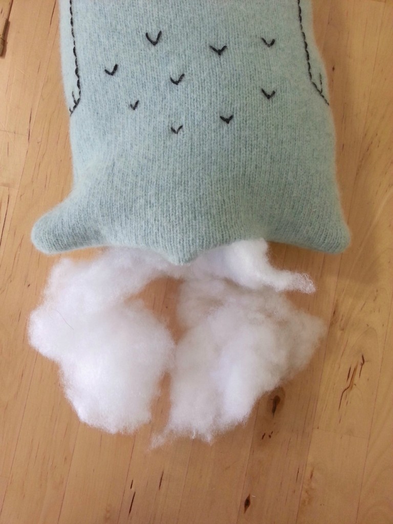 dear-handmade-life-upcycled-plushie-animal-owl-bird-blue-yellow-sweater-crown-modern-stuffed-6