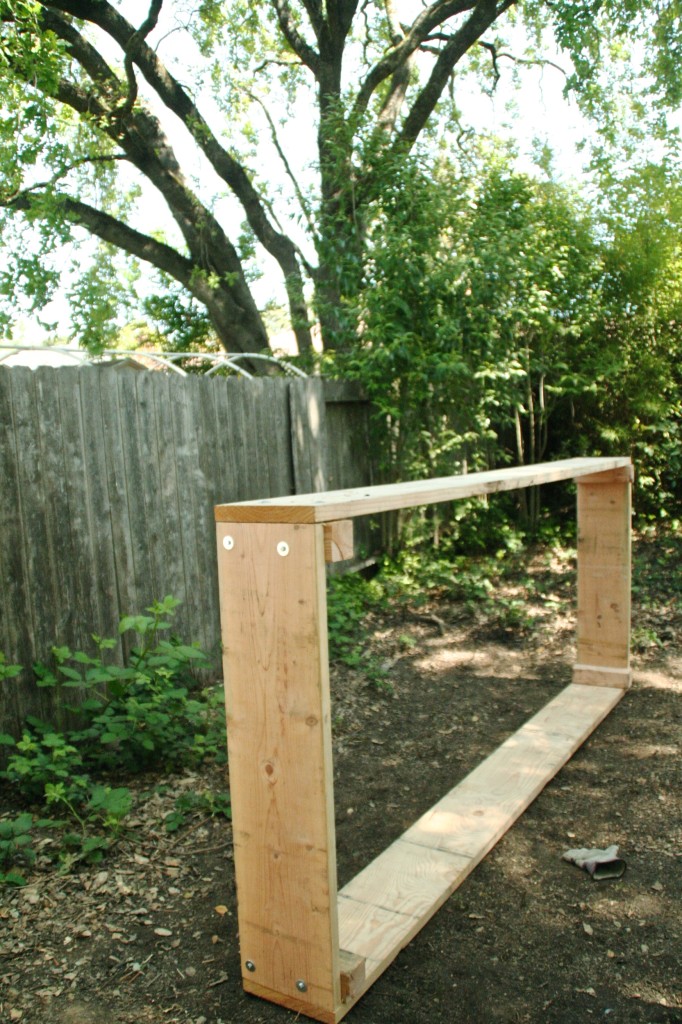 how to build a wood raised bed planter box diy backyard