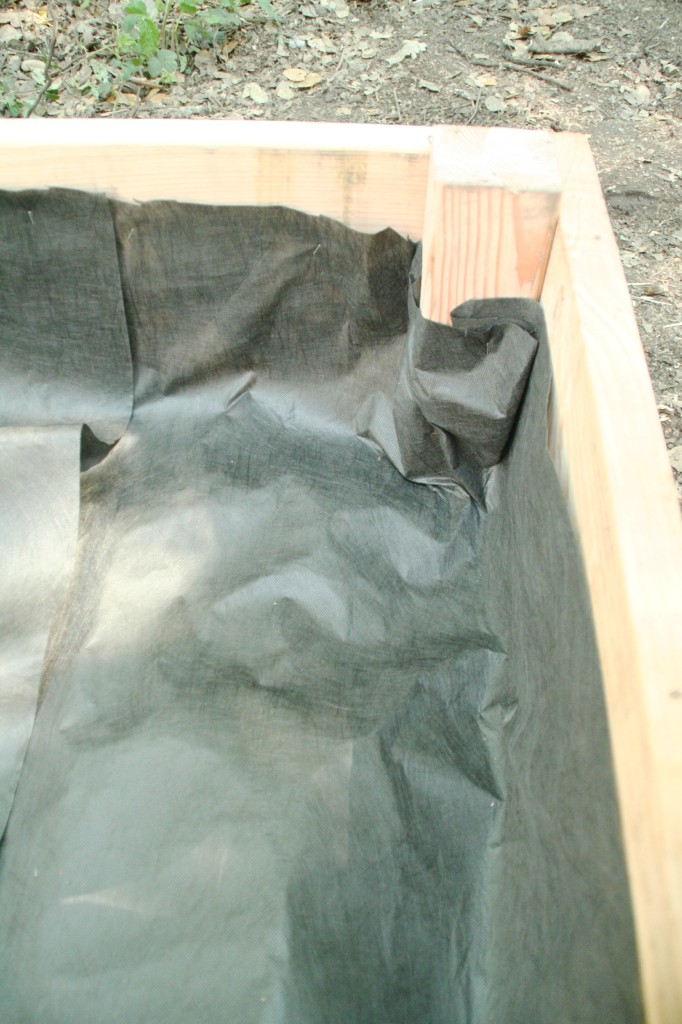 how to build a wood raised bed planter box diy backyard