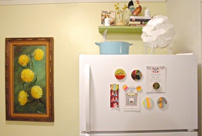 How to Make DIY Image Transfer and Washi Tape Magnets from Dear Handmade Life