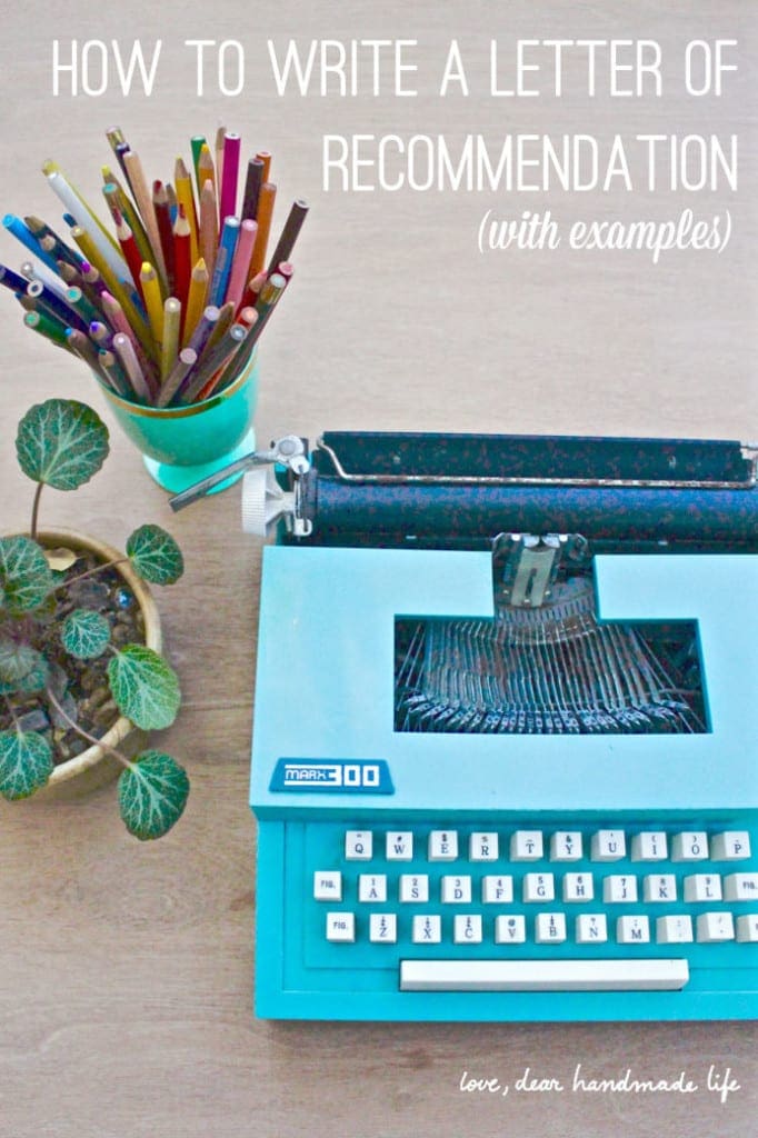 How to write a letter of recommendation - Nicole Stevenson
