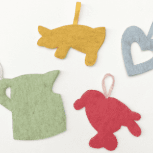 Trim Your Tree with DIY Spatterware-Inspired Ornaments