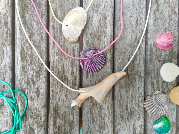 DIY Seashell Necklaces from Dear Handmade LIfe