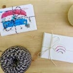 How to create notecard sets of your child’s artwork from Dear Handmade Life