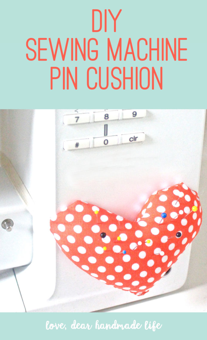 DIY Sewing Machine Pin Cushion from Dear Handmade Life
