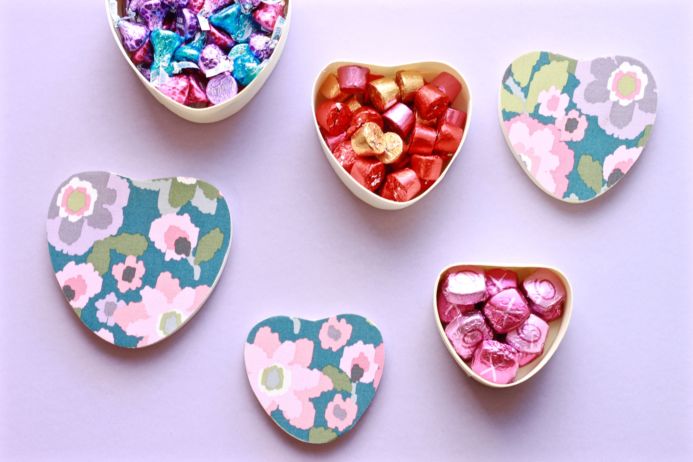 DIY Fabric-Covered Wooden Box from Dear Handmade Life