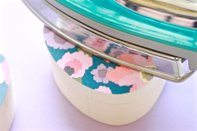 DIY Fabric-Covered Wooden Box from Dear Handmade Life