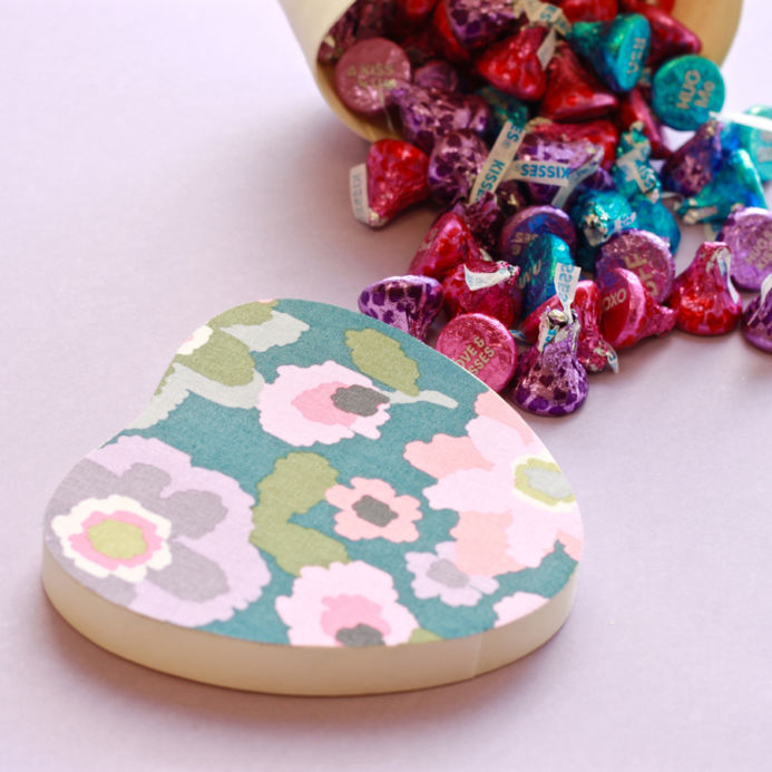 DIY Fabric-Covered Wooden Box from Dear Handmade Life