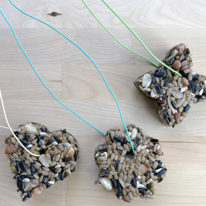 DIY Homemade bird seed ornaments from Dear Handmade Life