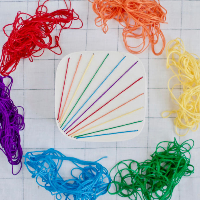 DIY Embroidered Box from Dear Handmade LIfe