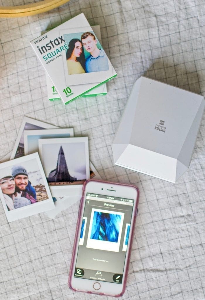 DIY tasseled instax photo Wall Hanger from Dear Handmade Life