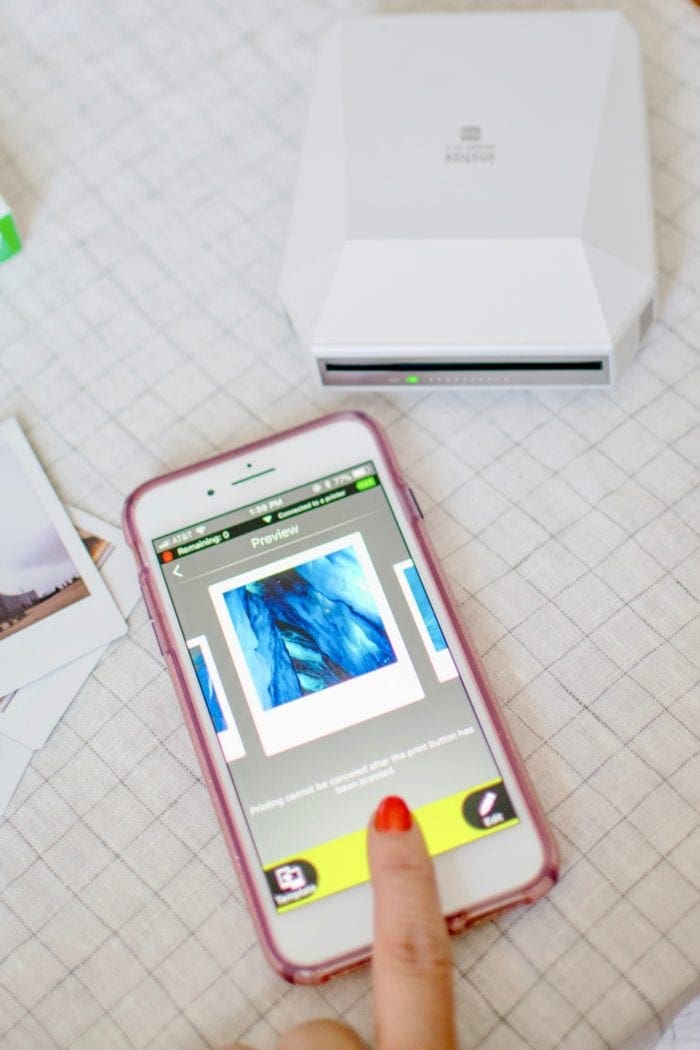 DIY tasseled instax photo Wall Hanger from Dear Handmade Life