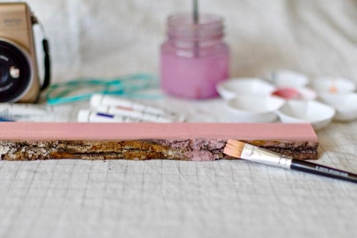 DIY Instax word of the year wall plaque from Dear Handmade Life