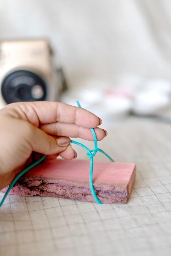 DIY Instax word of the year wall plaque from Dear Handmade Life