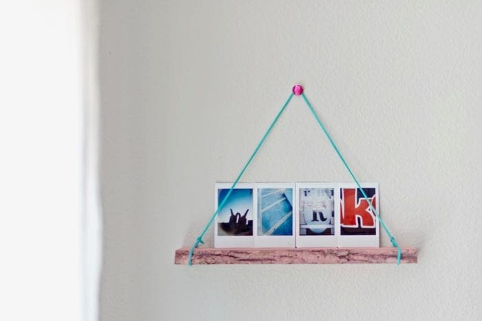 DIY Instax word of the year wall plaque from Dear Handmade Life