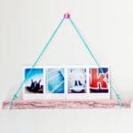 DIY Instax word of the year wall plaque from Dear Handmade Life