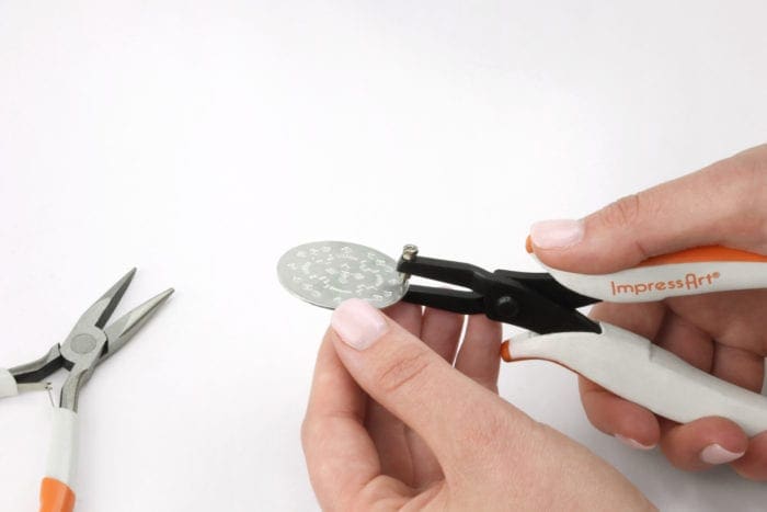 DIY Metal Stamped Mandala Tassel Necklace from Dear Handmade Life