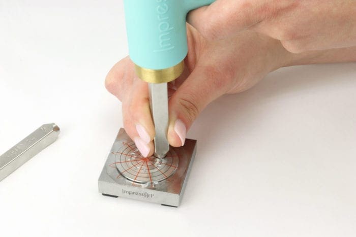 DIY Metal Stamped Mandala Tassel Necklace from Dear Handmade Life