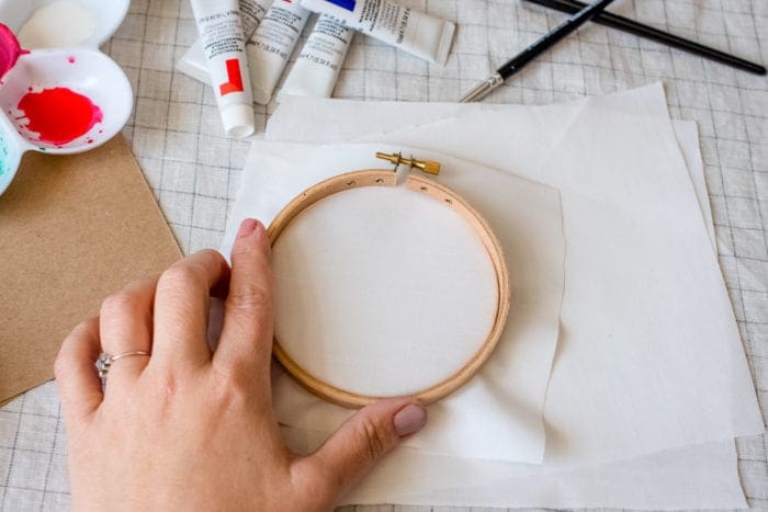 DIY Galaxy Hoop Art from Dear Handmade Life