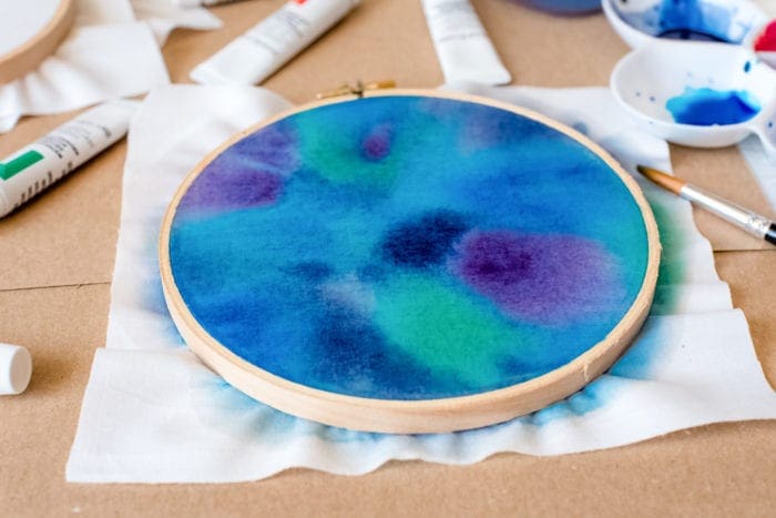 DIY Galaxy Hoop Art from Dear Handmade Life