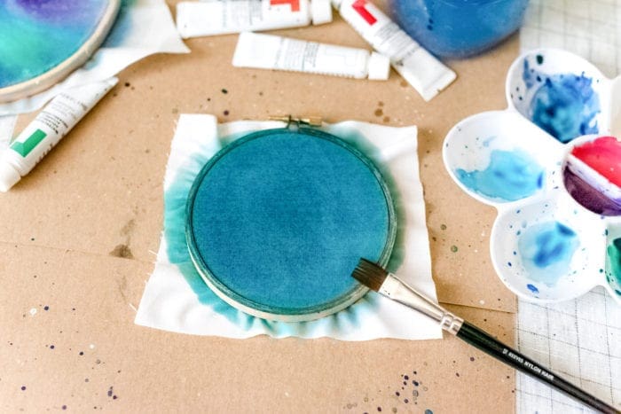 DIY Galaxy Hoop Art from Dear Handmade Life