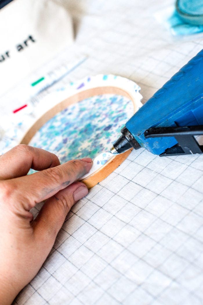 DIY Galaxy Hoop Art from Dear Handmade Life