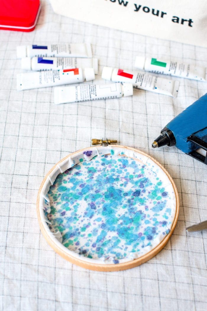 DIY Galaxy Hoop Art from Dear Handmade Life