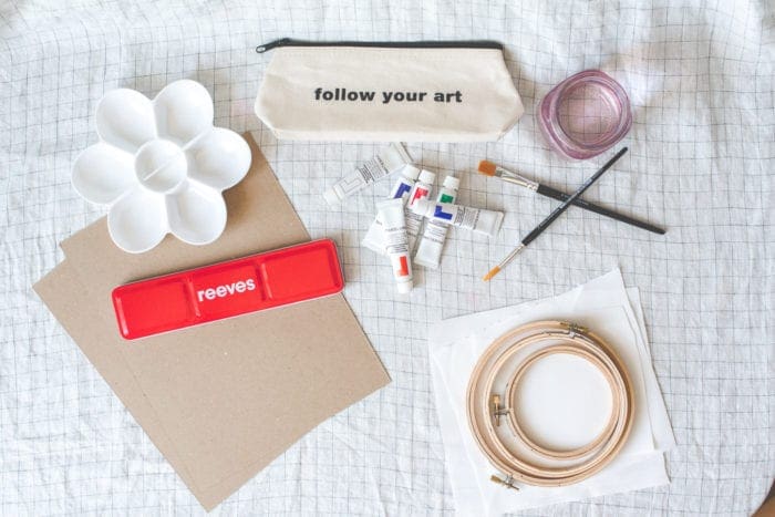 DIY Galaxy Hoop Art from Dear Handmade Life