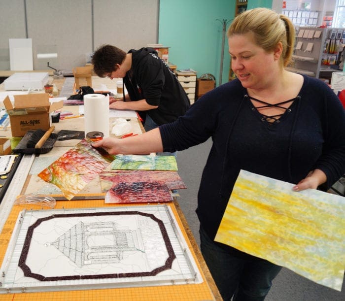 Dear Handmade Life Delphi Glass stained glass