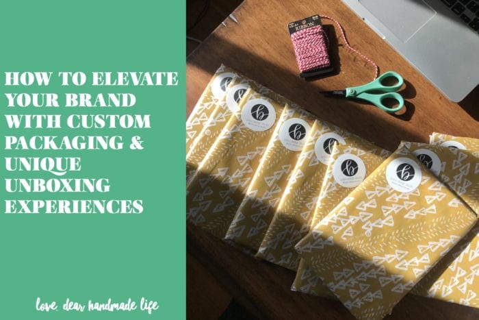 unboxing packaging Dear Handmade Life