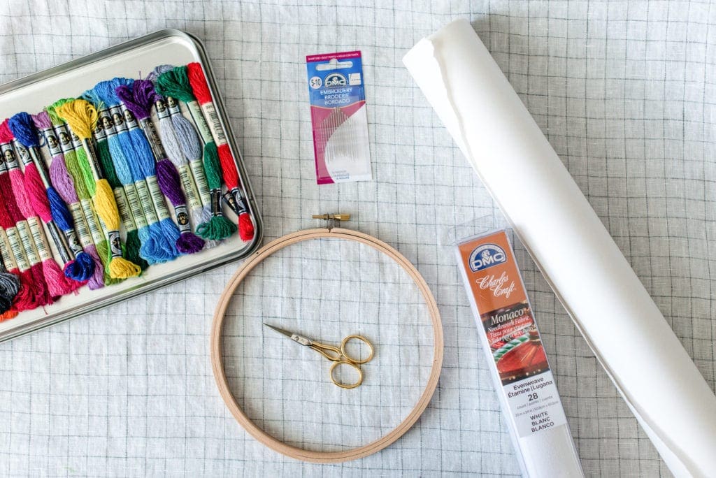 DIY stitched photo wall art Dear Handmade Life