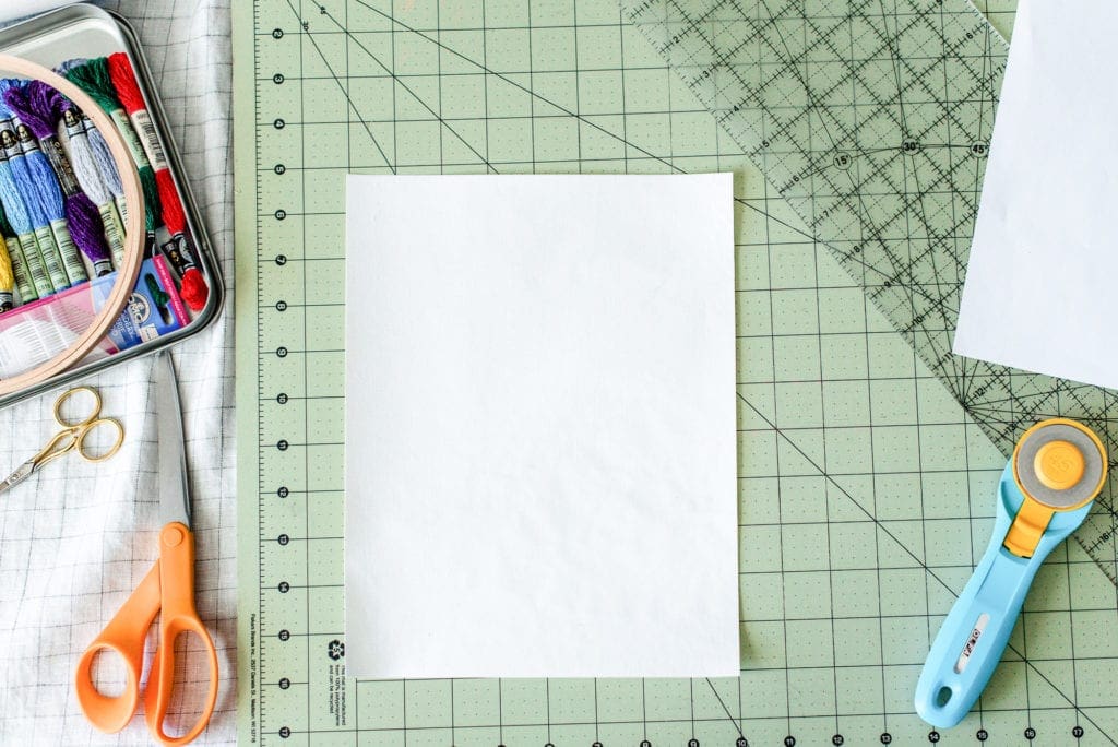 DIY stitched photo wall art Dear Handmade Life