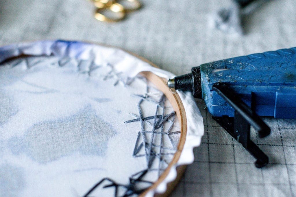 DIY stitched photo wall art Dear Handmade Life