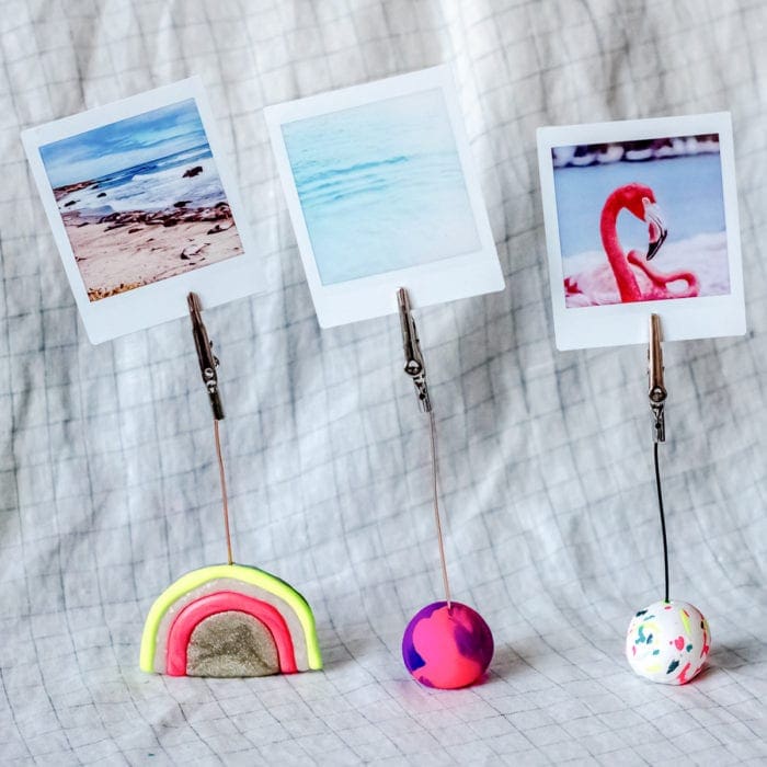 DIY Polymer Clay INSTAX Photo Holders