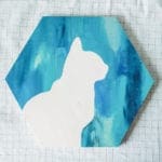 DIY silhouette portrait art Dear Handmade Life