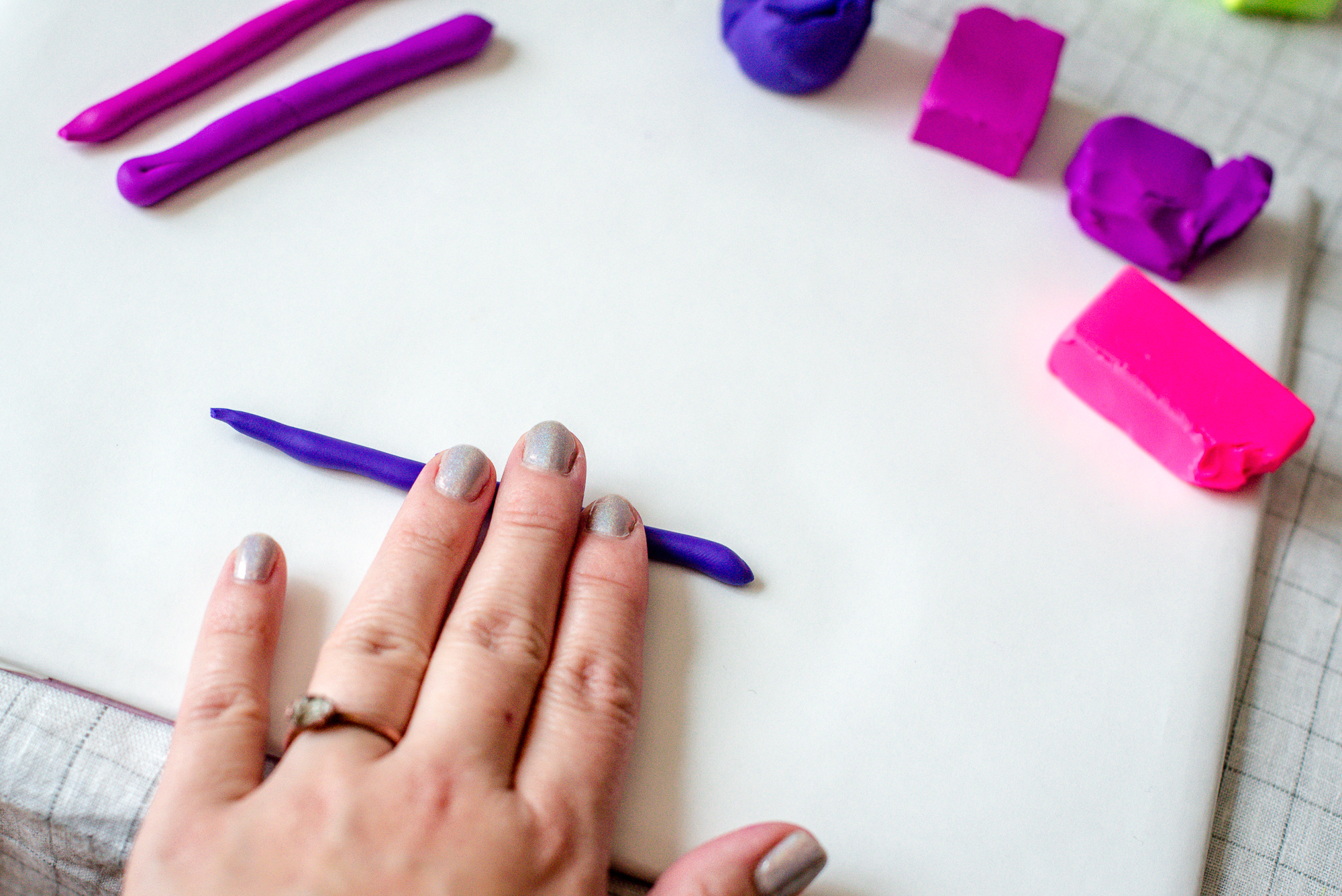 DIY polymer clay Instax photo holders