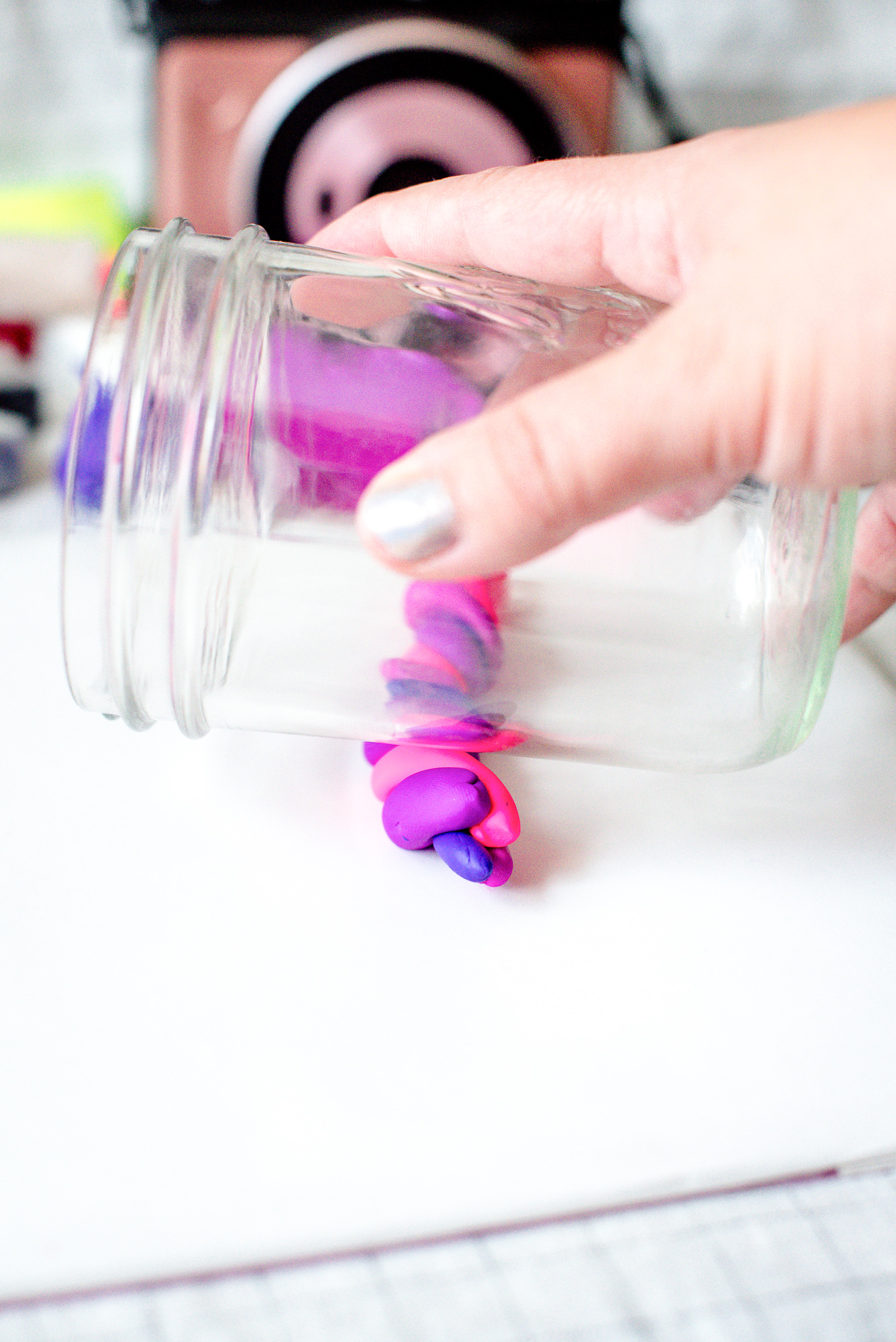 DIY polymer clay Instax photo holders