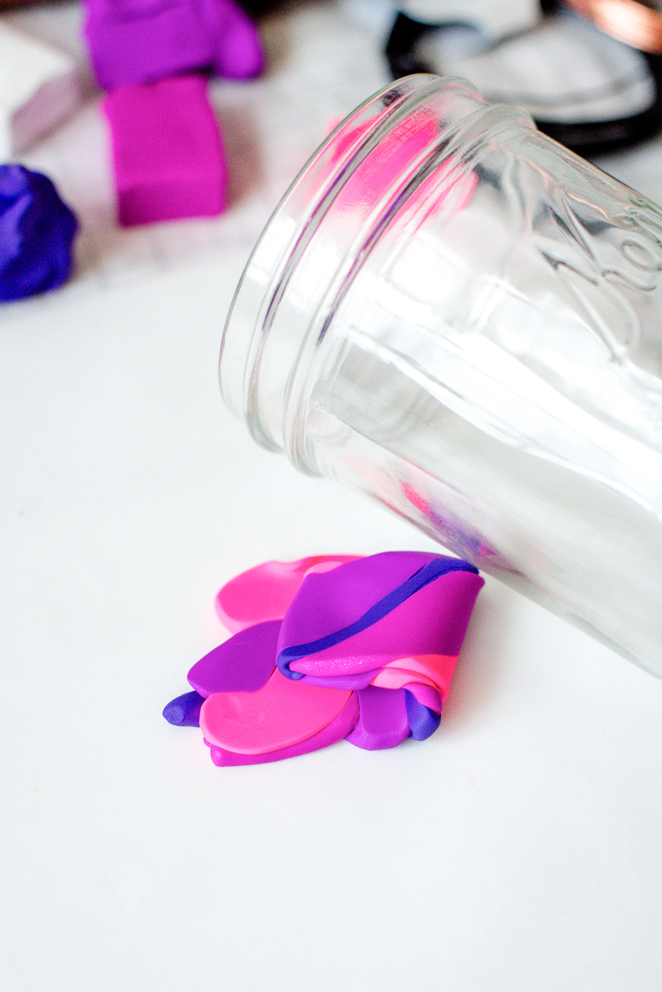 DIY polymer clay Instax photo holders