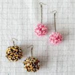 DIY pom pom earrings Dear Handmade Life