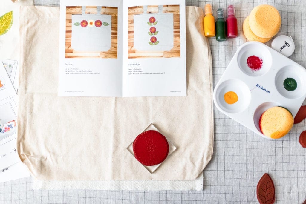 DIY Fabric Stamping with Joone Craft Kits Dear Handmade Life