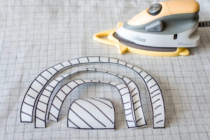 How to make an upcycled applique rainbow sweatshirt from Dear Handmade Life