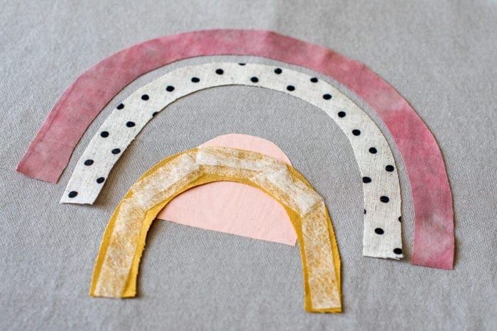 How to make an upcycled applique rainbow sweatshirt from Dear Handmade Life