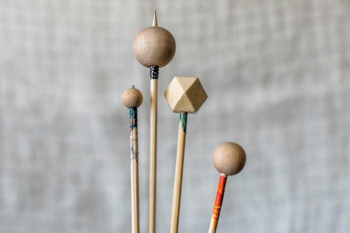 DIY marbled wood bead keychain Dear Handmade Life