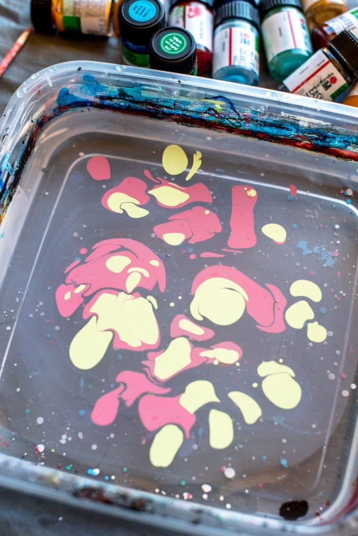 DIY marbled wood bead keychain Dear Handmade Life