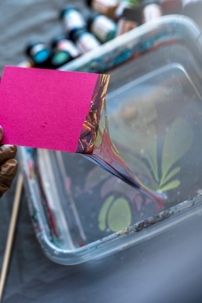 DIY marbled wood bead keychain Dear Handmade Life