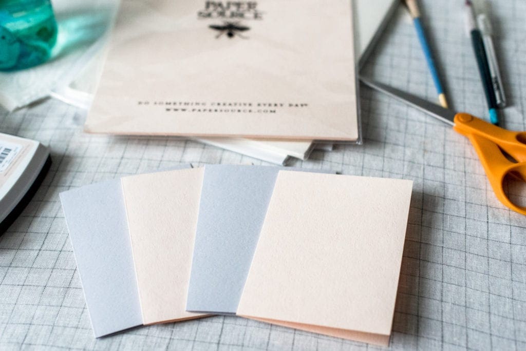 Watercolor Paper Cut-Out Greeting Cards Dear Handmade Life