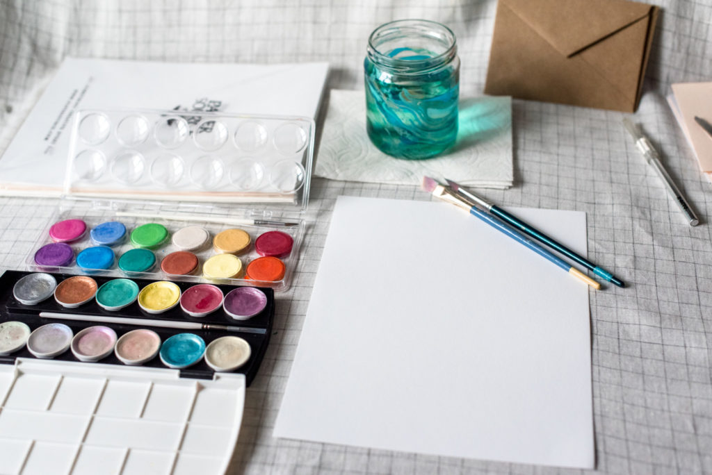 Watercolor Paper Cut-Out Greeting Cards Dear Handmade Life