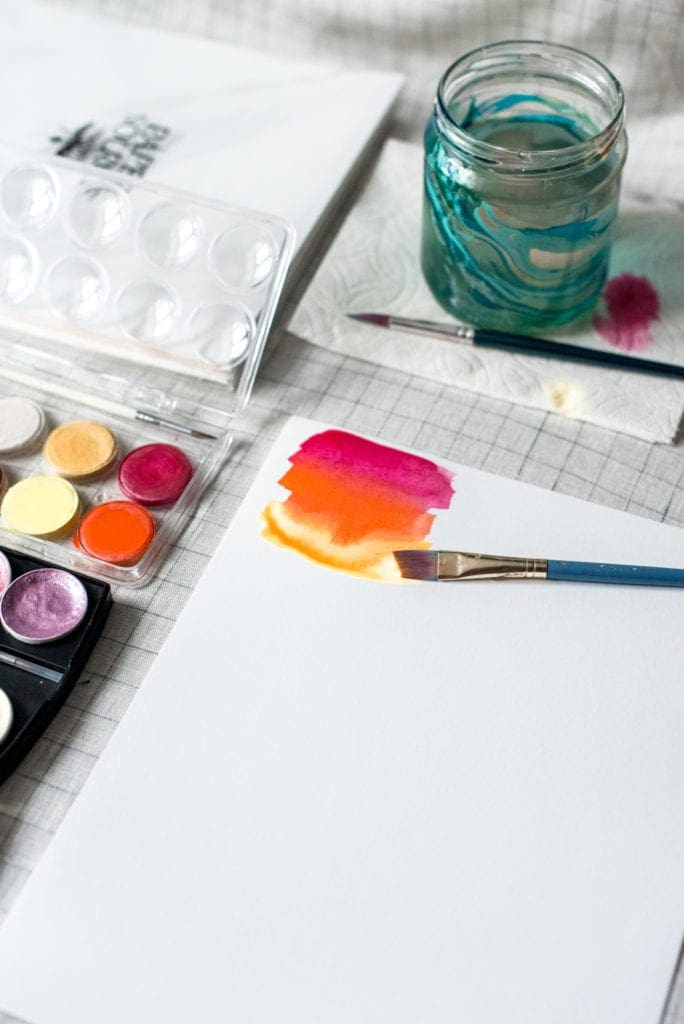 Watercolor Paper Cut-Out Greeting Cards Dear Handmade Life