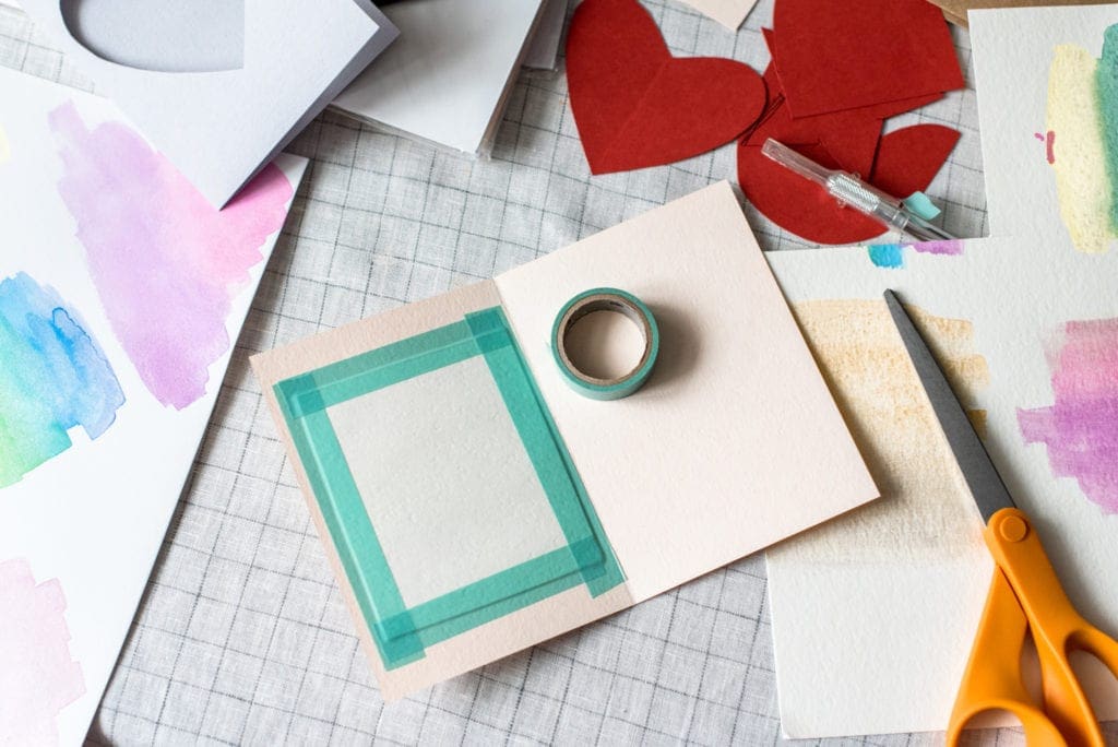 Watercolor Paper Cut-Out Greeting Cards Dear Handmade Life